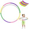 FENGCHUANG Hula Hoop per Bambini 68cm Hula Hoop Pieghevole in Plastica 186g Cerchio di Fitness Splicing Rimovibile, 8 giunzioni per hula hoop per Ginnastica da Dimagrire, Danza, Giochi