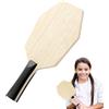 Generico Piastra base esagonale per mazza da pong (25,5x15,5 cm) - Coltello esagonale in legno a 5 strati in Limba e Ayous - Lama professionale TT per offensiva, velocità e stabilità