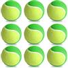 GBKDQQ 9 palline da tennis Stage1, palline da allenamento 25%, riduzione pressione, per principianti, tennis, allenamento bambini, animali domestici, verde