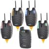 Hirisi Tackle Set di 4 allarmi impermeabili per pesca alla carpa, con barra per orecchie e 1 ricevitore wireless