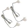 Yhenlovtt 2 cavi Epee per recinzioni, 50 cm, in PVC trasparente, con connessione affidabile, compatibile con sistemi di punteggio