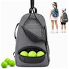 GZXGMY Zaino Tennis Bambino,Zaino Tennis Head,Zaino Tenni Uomo,Borsa da Tennis per Uomo e Donna,per Racchette da Tennis,Racchette da Pickleball,Racchette da badminton,Racchette da Squash e Altri (Grigio)