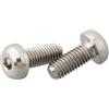 Yhenlovtt Bottiglia M5x12mm Acqua per Bici Lega Holder Bulloni Nero Rischio Bicicletta Portaborraccia 2 per Pack (titanio)