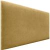 DHOME Testiera Imbottita Liscia in Tessuto Aqualine Altezza 70CM Spessore 4cm e 8cm per Parete Acustica Testiere Fonoassorbenti Letto Camera da Letto (Tessuto Senape, 100cm, Spessore 4cm)