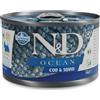 FARMINA N&D Cane Ocean Merluzzo E Calamaro 140 Gr