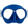 Cressi dal 1946 - Breezy Mask - Maschera Lenti in Policarbonato e Facciale Morbido TPR per Snorkeling, Nuoto in Superficie Vacanze al Mare - Blu_Cinghiolo Elastico Bianco - Taglia Unica