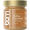 BAM Topping per Dolci - Decorazioni per Torta e Dessert, Texture Cremosa - Ideale per Gelato, Pancake, Crêpes e Frutta (Toffee caramel, 250 g)