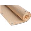 COVER IT Frangivista per Balcone Premium 240 g/m² su Misura 55 cm - Frangivista con Trama Goffrata per Balcone, terrazza e ringhiera, Beige