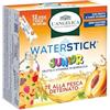 L'Angelica, Waterstick Junior, Gusto Tè alla Pesca Deteinato, Con Frutta, Vitamine, Zero Zuccheri Aggiunti, 1 Astuccio da 12 Stick
