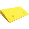 DEVNWIGMO Curb Ramp per Veicoli Auto Rampe Soglia Ponte Rampa Robusta in Pp Antiscivolo per Transito Sicuro Su Marciapiedi Adatto a Veicoli Auto Camion E C, H 8 cm Giallo