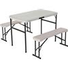 Lifetime 80352 42 Recreation - Set tavolo pieghevole Almond