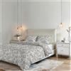 Italian Bed Linen Parure Copripiumino NO STIRO KARMA - prodotto in Italia - Set Copripiumino - Letto Matrimoniale, Microfibra - Sacco 250x200 cm + Patella e 2 Federe 50x80 cm - ROAR