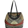 Gattinoni Shopping Bag grande Planetarium Classic dettagli Nero - da Donna - in Tela spalmata e stampata - Stampa Planetarium - Multi colore, Taglia Unica