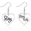 FAADBUK Orecchini per bambini randagi SKZ Orecchini randagi per bambini Merch Stay Stray Kids, Metallo, Acciaio inossidabile