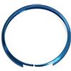 Car Passion ANELLO COVER CHIAVE MINI TELECOMANDO Compatibile con COOPER ONE COUNTRYMAN CLUBMAN PORTACHIAVI (BLU)