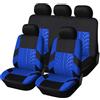 ZMXRF Auto Coprisedili per Kia Picanto 2020-2025,Coprisedili Tessuto Lavabile Comodi Traspiranti Accessori Coprisedili Sedili Anteriori Posteriori,Blue A