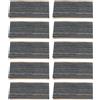 Aramox Tappo per Riparazione Pneumatici in Gomma, 100 Pezzi 100x3 Mm Tappo per Riparazione Pneumatici in Gomma per Pneumatici Tubeless Recupero per Foratura Striscia di Tenuta per Auto Moto(nero)