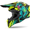 Airoh CASCO AIROH OFFROAD WRAAAP CYBER YELLOW MATT XXS