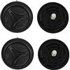 JicSuXi 4x Base per Lente per Casco Da, Base Portatile Premium con Fibbia a Foro Fisso, Kit di Montaggio per Visiera Del Casco, B