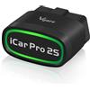 JUTA Vgate iCar Pro 2S Scanner OBD2 Bluetooth 5.2 Lettore Codici Errore per iPhone, iOS, Android e Windows Diagnostica Auto, Ibride ed Elettriche Compatibile Torque, Car Scanner, Dr.Prius [Nuova Versione]
