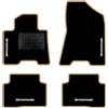 QUEMAR Tappetini Auto per Kia Sportage IV, Bordo Beige, 4 Ricami | 2016-2021 / Kit Tappeti Moquette e Gomma su Misura / Set 2 Anteriori + 2 Posteriori / Ricami e Colori Personalizzati
