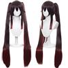Sniivoo Parrucca anime cosplay con due tappi per parrucche per Halloween, feste
