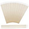 LWMLWM 200 pezzi Tamponi di cotone in legno, tamponi di cotone da 15 cm, tamponi di pulizia lunghi ecologici per strumenti cosmetici di trucco Tastiera e fotocamera