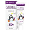 PAEDIPROTECT Crema solare viso SPF 50+ 30 ml, protezione solare viso 50 supporta la formazione di collagene, protezione solare senza profumo, face sunscreen senza microplastica, ammorbidisce le