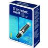Ascensia Diabetes Care DISPOSITIVO PUNGIDITO AUTOMATICO MICROLET NEXT CON 5 LANCETTE COLORATE MICROLET RIVESTIMENTO IN SILICONE PER PRELIEVO SANGUE CAPILLARE