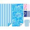 COYBTO Telo Mare in Microfibra Grande 180x90cm, Asciugamano Spiaggia con Borsa - Doppia Faccia, Sabbia Resistente, Asciugatura Rapida, Telo Spiaggia per Viaggi, Piscina, Yoga, Palestra e Picnic