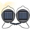 Generico Solar Light Replacement Top - PP+PC+electronic Components | 2 Pieces Waterproof Lamp Lid | Replacement Solar Light Part For Outdoor Garden Pathway Yard Porch Walkway