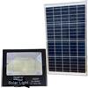FLM SYSTEM Faro Solare LED 400W da Esterno con Sensore Crepuscolare - Proiettore Solare con Telecomando, Luce Fredda 6500K, Impermeabile per Giardino, Cortile e Garage