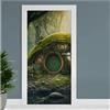 Finest Folia TF01 - Pellicola adesiva per porta, 90 x 200 cm, per porta, soggiorno, camera dei bambini, cucina, bagno, autoadesiva, TF01 (18 hobbit)