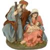COSE DA CASA Natività sacra famiglia per presepe statua di natale decorazioni addobbi idea regalo cm 15 resina ornamento casa in blocco