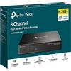 TP-Link Videoregistratore di rete VIGI NVR1008H-8MP nero (VIGI