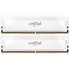 Crucial Pro Overclocking White UDIMM 64GB kit, DDR5-6000, CL40-40-40-80