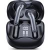 DUCOCUB Air1 Pro Cuffie Bluetooth Cancellazione Rumore Attiva con Modalità Multiple, Hi-Res Audio, EQ personalizado vía App, Pure Bass Sound, 49H, Cuffie Wireless, Connessione Multipunto, Nero