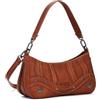 Desigual borsa a tracolla Alsacia Embro Patch Crossbody Bag Camel marrone