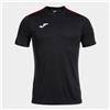 Joma T-Shirt Olimpiada Nero/Rosso da Uomo