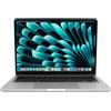 Apple MacBook Air 13 pollici (2025) M4 10-Core, GPU 10-Core, Argento - 16GB - 256GB SSD - Italiano - Eccellente