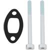 Briny River 1 Set Guarnizione di Scarico Marmitta Tosaerba Vite M5x60mm 1401490602 90754784268 Compatibile con Stihl BG45 BG46 BG55