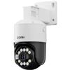 ZOSI 4K 8MP Telecamera PoE Esterno Visione Notturna a Colori, Rilevamento di Movimento/Persona/Veicolo, Tracciamento Intelligente, Supporto PoE-NVR, C296