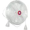 La Ventilazione AE120 Aeratore termico per finestre funicelle di apertura e chiusura aria, diametro 130 mm, Trasparente Similvetro