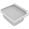 BAMA Lavabo con sifone PILOZZO, bianco