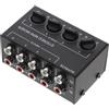 Mixer Microfoni Audio Passivo Portatile Miscelatore Del Microfono