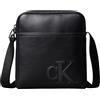 Calvin Klein Uomo Borsa a Tracolla Bold Reporter Elegante, Nero (Black), Taglia Unica