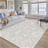 PureCozy Tappeto Salotto 140x200cm Blu Tappeto Camera da Letto Lavabile Antiscivolo Grande Tappeti Sala Cameretta Soggiorno Ufficio Carpet Pelo Corto Morbido Rug