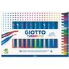 Giotto Pennarelli Giotto TurboPro doppia punta scalpello-pennello - conf. 15 pzcolori assortiti - F427800 - F07546