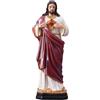 FQRDKT Statua del Sacro Cuore di Gesù per la decorazione domestica dell'altare, robusta statuetta decorativa in resina per interni