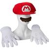 Disguise Super Mario 13380 - Set Travestimento Mario per Adulti, Rosso, Taglia Unica